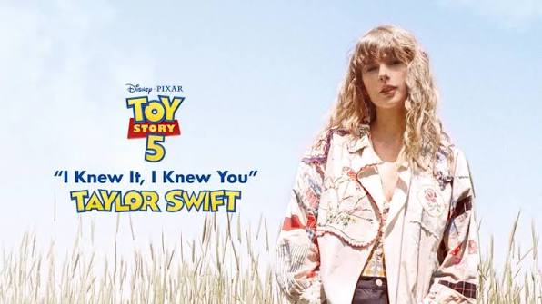 Illustration for Taylor Swift's I Knew It, I Knew You — golden grass and a parachute